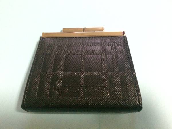 バーバリー コインケース BURBERRY がま口 小銭入れ コイン チェック 