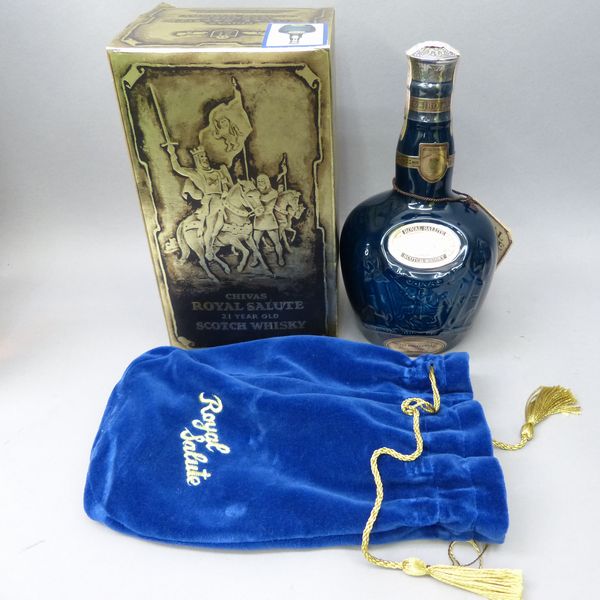 21年 ロイヤルサルート 700ml ウイスキー スコッチ ROYAL SALUTE 青