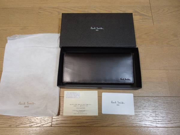 新品 Paul Smith LONG WALLET レザー 長財布 ポールスミス