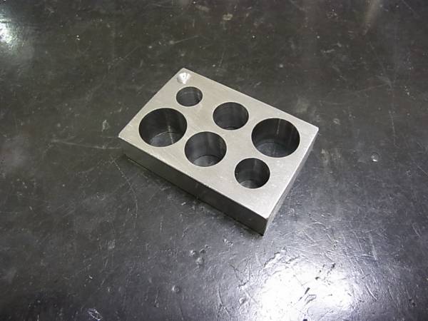 マウスピースマンドレルレシーバー　金管楽器修理工具