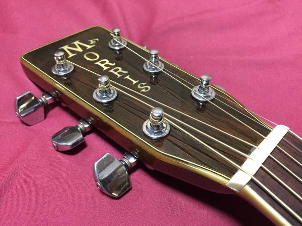 Morris W-50 縦ロゴ 希少品 TF ハカランダ ヴィンテージ ギター - W