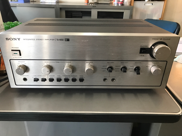 SONYプリメインアンプ TA-4650 通電のみ SONY TA-4650 Vfet 【公式通販】