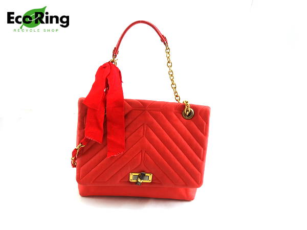 1円 ランバン 2WAY チェーン ハッピー ショルダーバッグ BA631