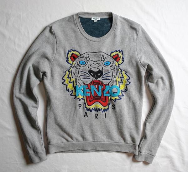 ケンゾー KENZO タイガー刺繍スウェット ケンゾーKENZOタイガー刺繍