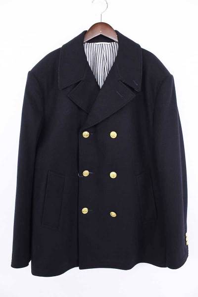 トムブラウン 金ボタン　Pコート THOM BROWN 日本製 トムブラウン/THOM BROWNE 金ボタンウールメルトンPコート【99】 中古