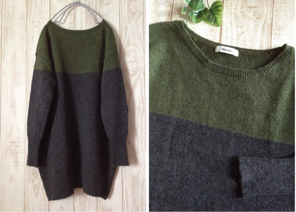 niko and...＊ニコアンド＊チュニック丈ゆったりニット トップス