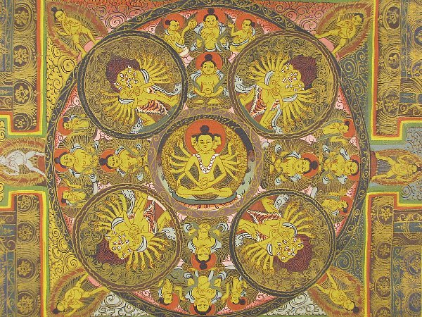 URA 古仏画/チベット曼荼羅図/タンカ/密教絵画/肉筆/絵画/仏像(仏像)|売買されたオークション情報、yahooの商品情報をアーカイブ公開 ...