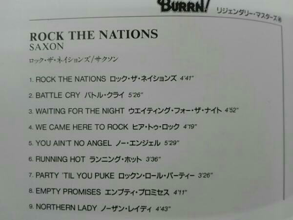 サクソン ロック・ザ・ネイションズ ⁄ CD Nations