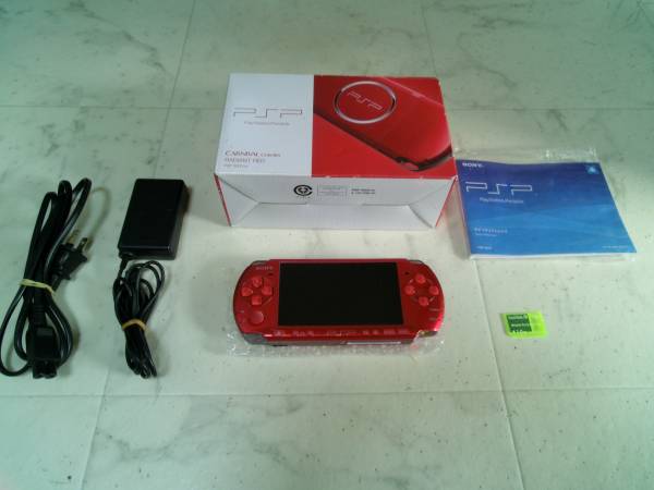 【新品同様】SONY PSP-3000 ラディアントレッド【1スタ】_1
