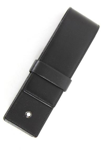 モンブラン/MONTBLANC 三本差し替え芯付レザーペンケース【99】