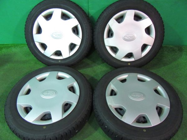 スバル R1 R2純正スチール+ICE-P 155/65R14 プレオ ルクラ