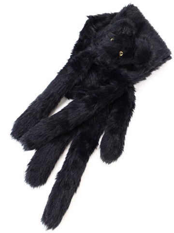 625846 ジェーンマープル Jane Marple ファーマフラー 黒