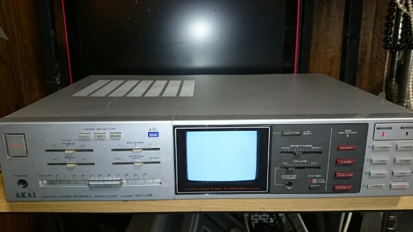 アカイ★オーディオ★ビデオ★ステレオ★アンプ★AV-U8☆レトロ