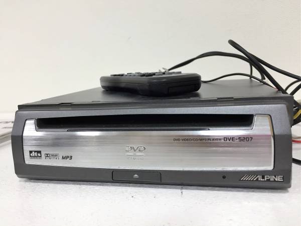 ●アルパインALPINE DVDプレーヤーDVE-5207/MP3【動作品】*3-10