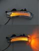 ZVW30プリウスLEDドアミラーウィンカーフットランプ付バーポジ橙
