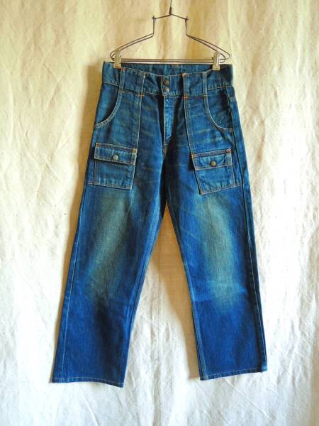 60sビンテージLEVISリーバイスデニムブッシュパンツ501XXビッグE w32
