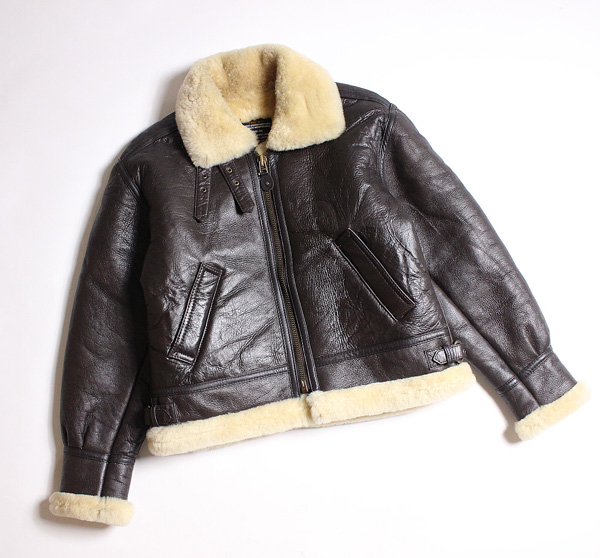 美品TYPE B-3 羊革 リアルムートン フライトジャケット M