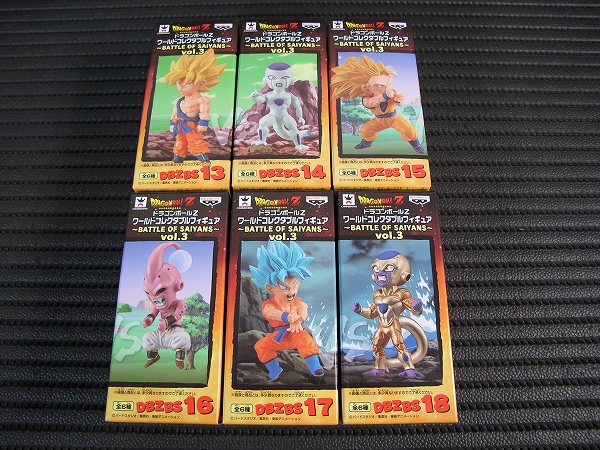 ドラゴンボールZ ワールドコレクタブル BATTLE OF SAIYANS 全6種