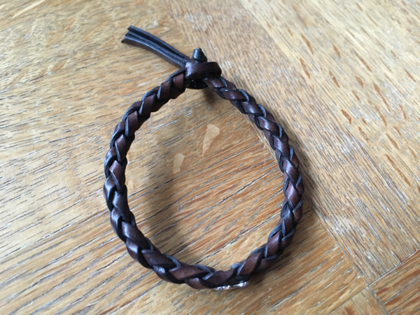 MIZUKIレザーブレスレット クロス