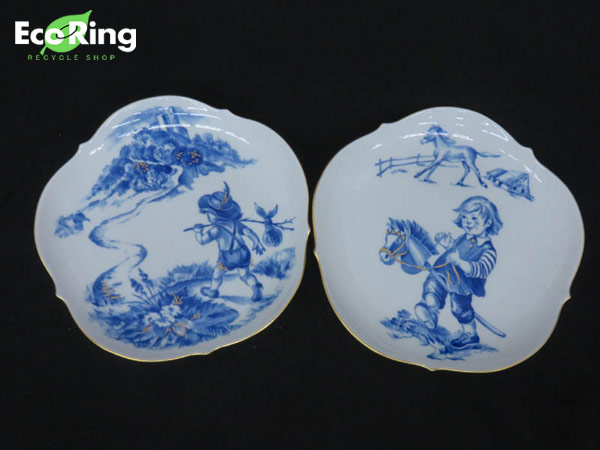 ●1円 未使用 マイセン 1998他 イヤープレート 計2点セットHE963