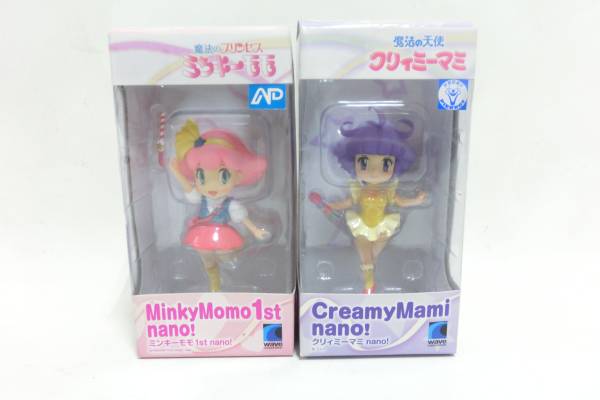 新品 ミンキーモモ&クリーミーマミ nanoフィギュア 2体セット 新品 ミンキーモモ&クリーミーマミ nanoフィギュア 2体セット