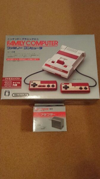 ニンテンドークラシックミニ ファミコン 専用ACアダプター付 新未開封