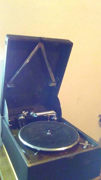 完動品！Columbia no. 212　ポータブル蓄音機