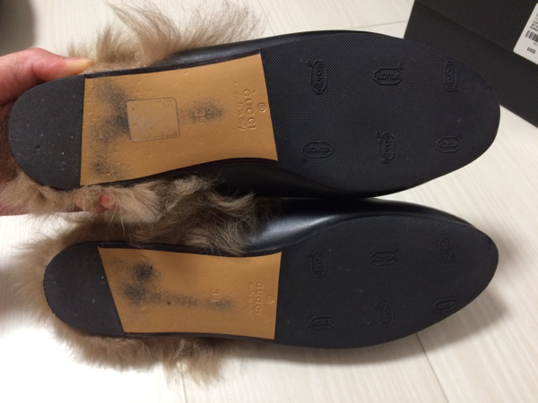 今季新作】GUCCIプリンスタウンブラックレザースリッパ39 gucci