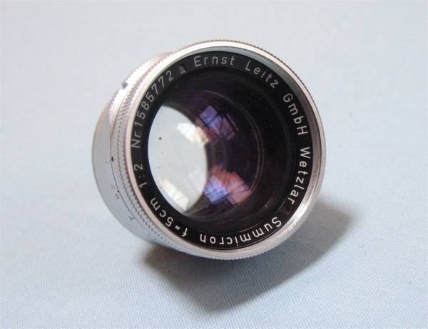 ライカ・ズミクロン固定鏡胴前期型　レンズヘッド　ジャンク扱い