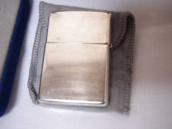 ZIPPO ジッポー STERLINGスターリングシルバー 純銀 ケース付