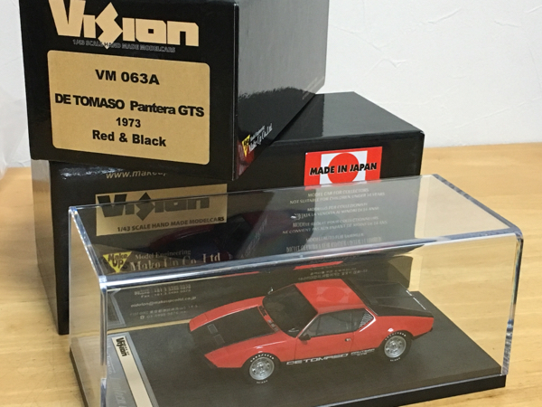 MakeUp☆1/43 デ・トマソ パンテーラ GTS 1973 VISION DETOMASO 乗用車