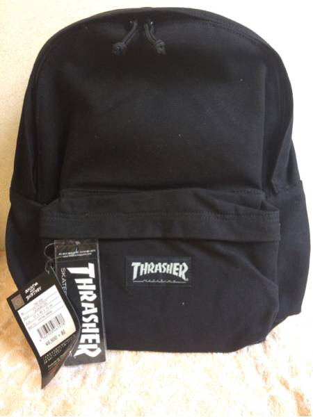 【新品未使用】THRASHERスラッシャーデイパック リュック黒