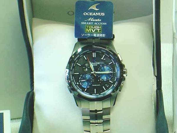 カシオOCEANUSマンタOCW-S2400ソーラー電波時計★美品オシアナス