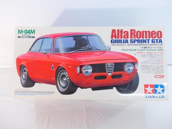 ラジコン・ドローン タミヤ ドリフトカー アルファロメオ 前輪駆動車