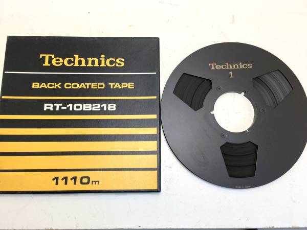 Technics テクニクス オープンリールテープ『RT-10B218』② 【得価，高
