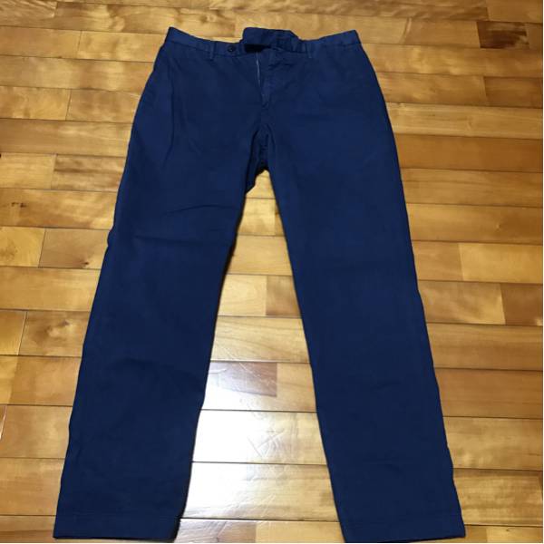 Incotex 46 コットン ネイビー