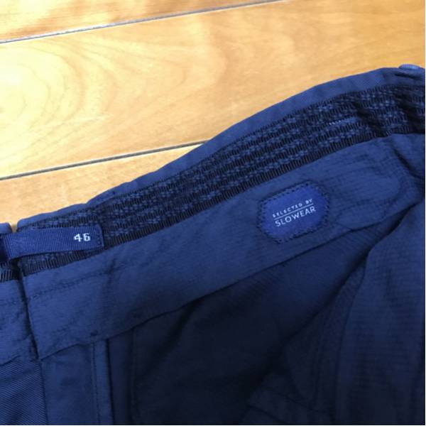 Incotex 46 コットン ネイビー