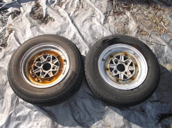 廃タイヤ付SSR製マークⅢ 4H - pcd110 13inch x 6（リム不明）