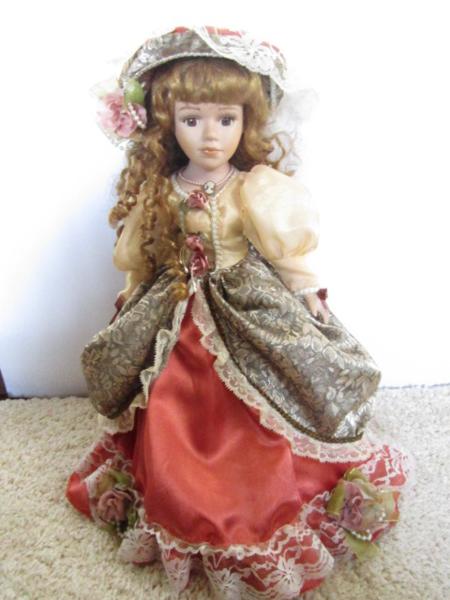 16-144【送料無料】ビスクドール　アンティーク　作者年代不明②