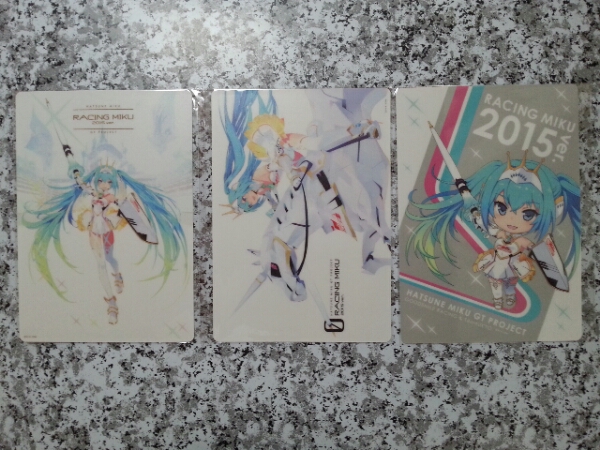 初音ミク レーシングミク2015マウスパッド 3種セット