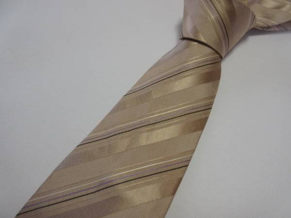 アルマーニ ARMANI ネクタイ ブラウン パターン 規則的柄