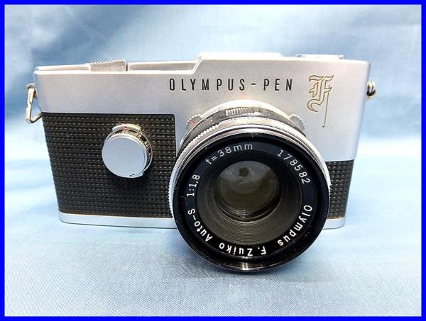 Σレトロ オリンパス フィルムカメラ PEN-F ジャンクΣK5056