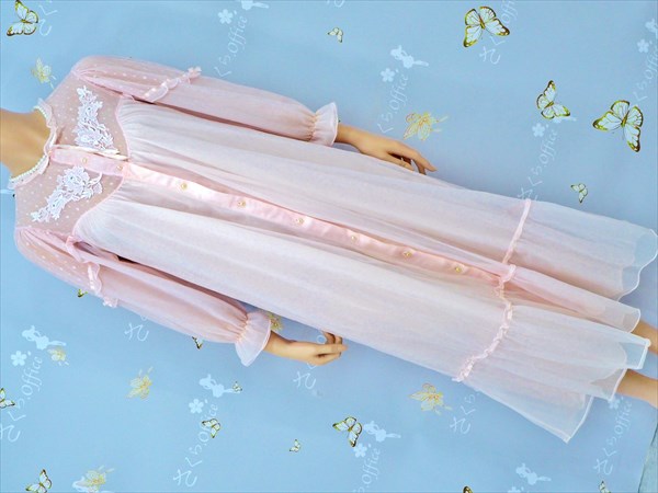 CM7-489◇ランクA*ビビアン*ふんわりシフォン☆前開きネグ♪85