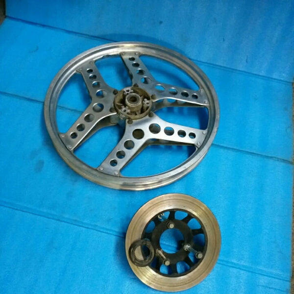 MBX50 ホンダ ホイールセット 前後 当時物 ホイール AC08 AC03-1035