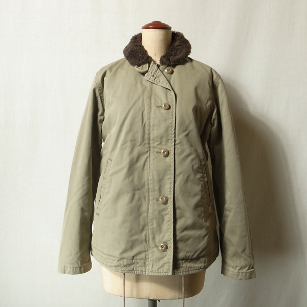 ALPHA アルファ N-1 デッキジャケット S USN ミリタリー