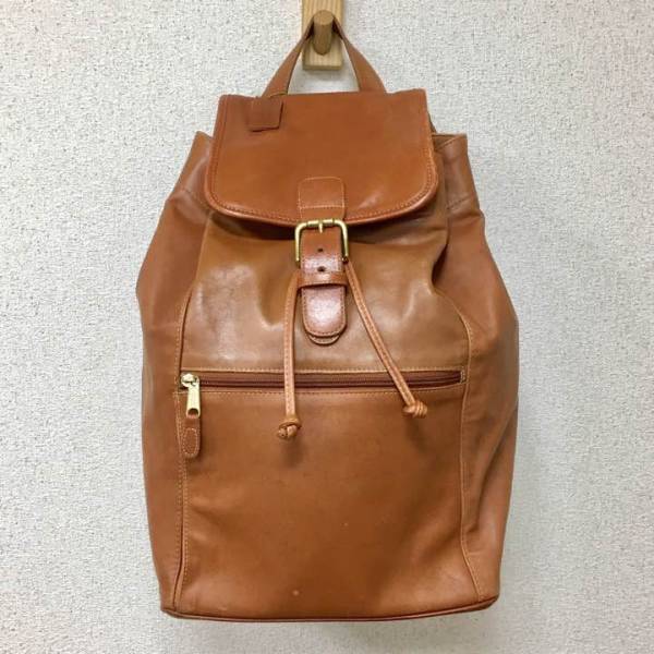 コーチ ヴィンテージ オールレザーリュック ブラウン COACH（コーチ 