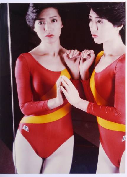 浜田朱里◆生写真◆１枚◆1984年◆レオタード◆2L判◆№130_1