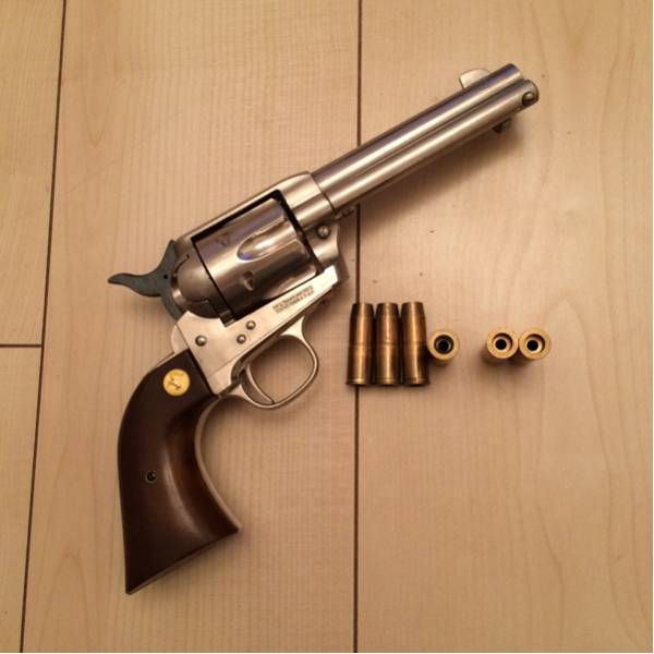 タナカ　Colt's Single Action Army 4 1／２　HW Tanaka Colt Gas Single Action Army Revolver 2nd .45 Powered SAA