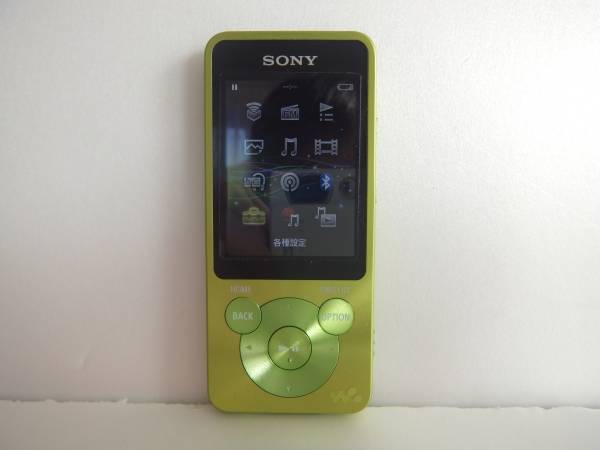 最新作，正規品 ソニー☆ウォークマン NW-S14 本体グリーン 中古品 Y288