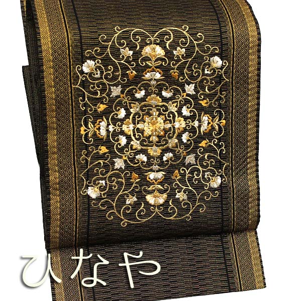 【帯匠洛都】 美術コレクト袋帯 未使用 「御褒美」 刺繍 ひなや